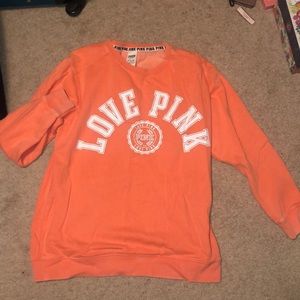Pink crew neck